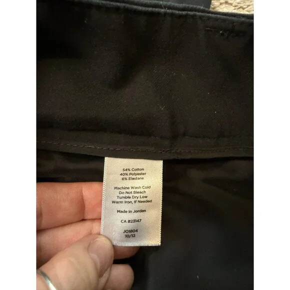 Talbots Womens Heritage Black Dress Pants Size 6 Petite Classic Fit Office - Picture 7 of 7